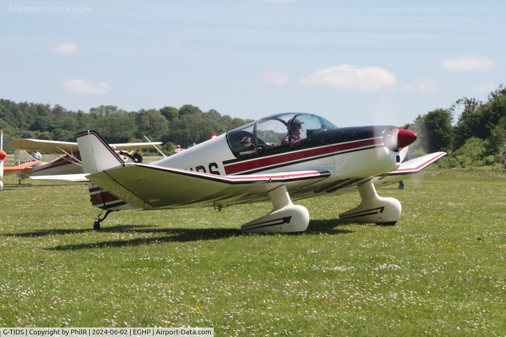 G-TIDS, 1964 Jodel D-150 Mascaret C/N 44, G-TIDS 1964 SAN Jodel D150 Mascaret Jodel Fly In Popham 02.06.24 (1)