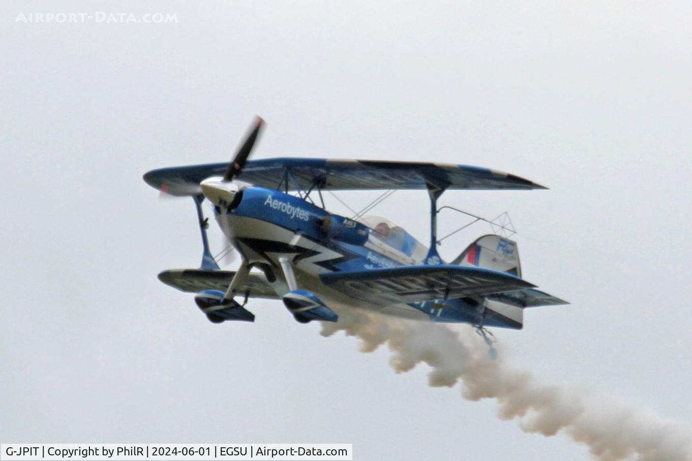 G-JPIT, 2017 Pitts S-2SE Special (modified) Special C/N LAA 009C-15409, G-JPIT 2019 Pitts S-2SE (Modified) D Day Display Duxford 01.06.24 (3)