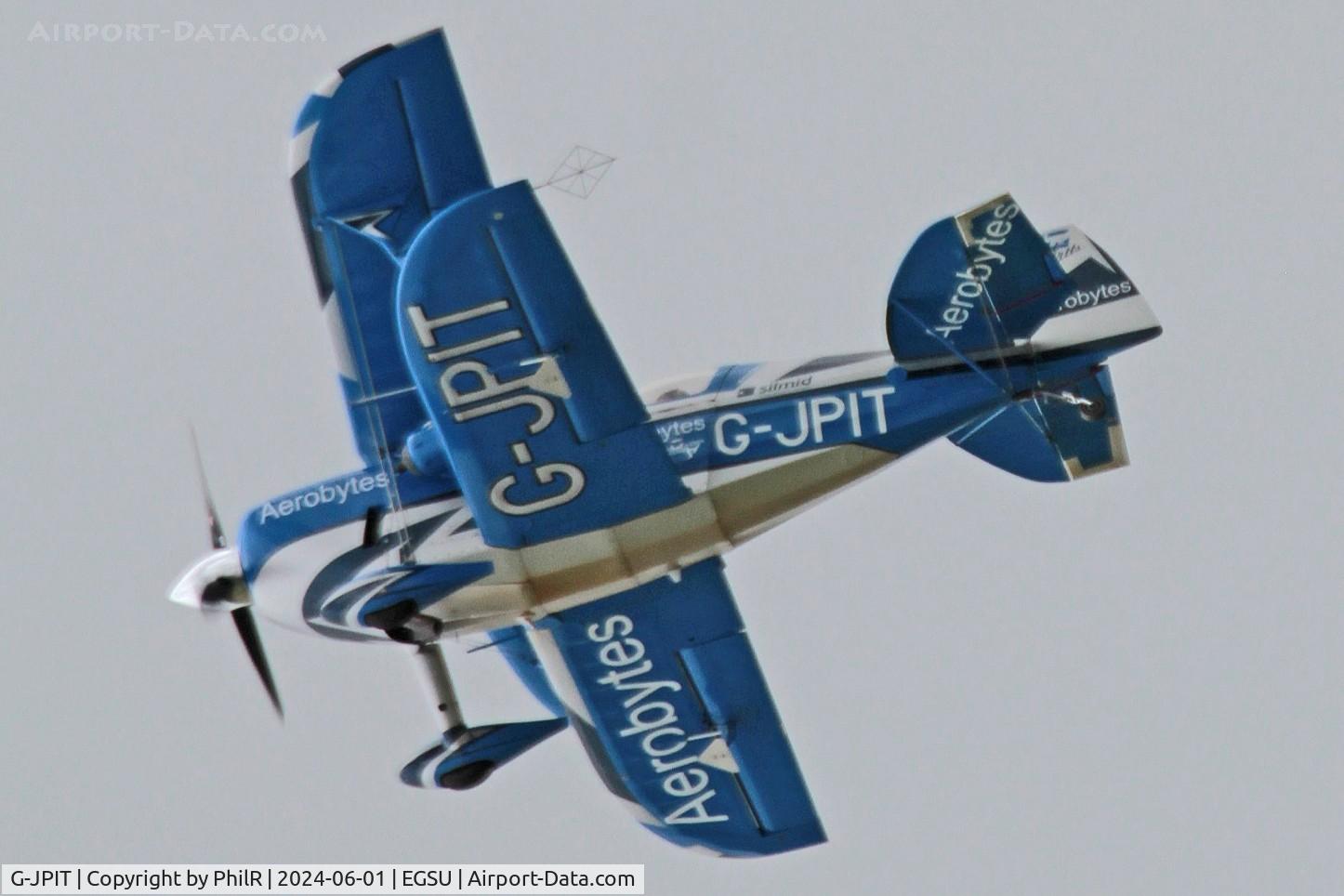G-JPIT, 2017 Pitts S-2SE Special (modified) Special C/N LAA 009C-15409, G-JPIT 2019 Pitts S-2SE (Modified) D Day Display Duxford 01.06.24 (6)