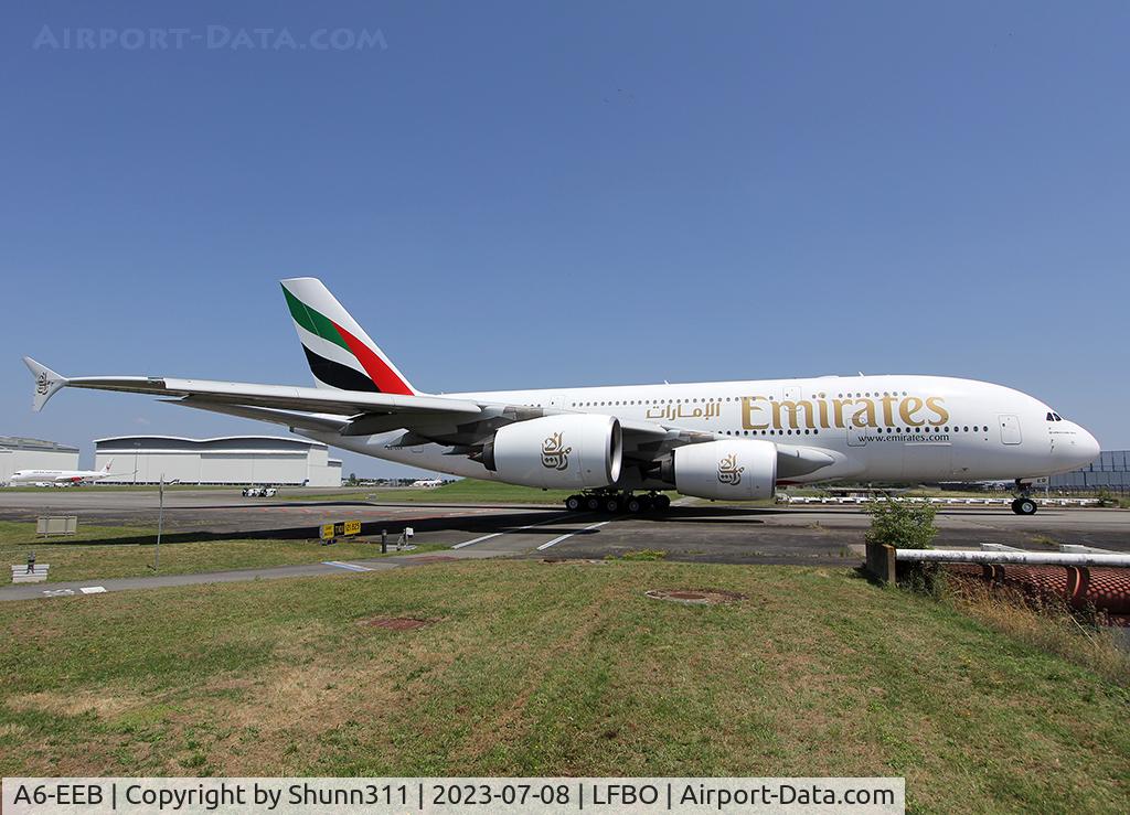 A6-EEB, 2012 Airbus A380-861 C/N 109, Ready for ferry flight to DXB after overhaul