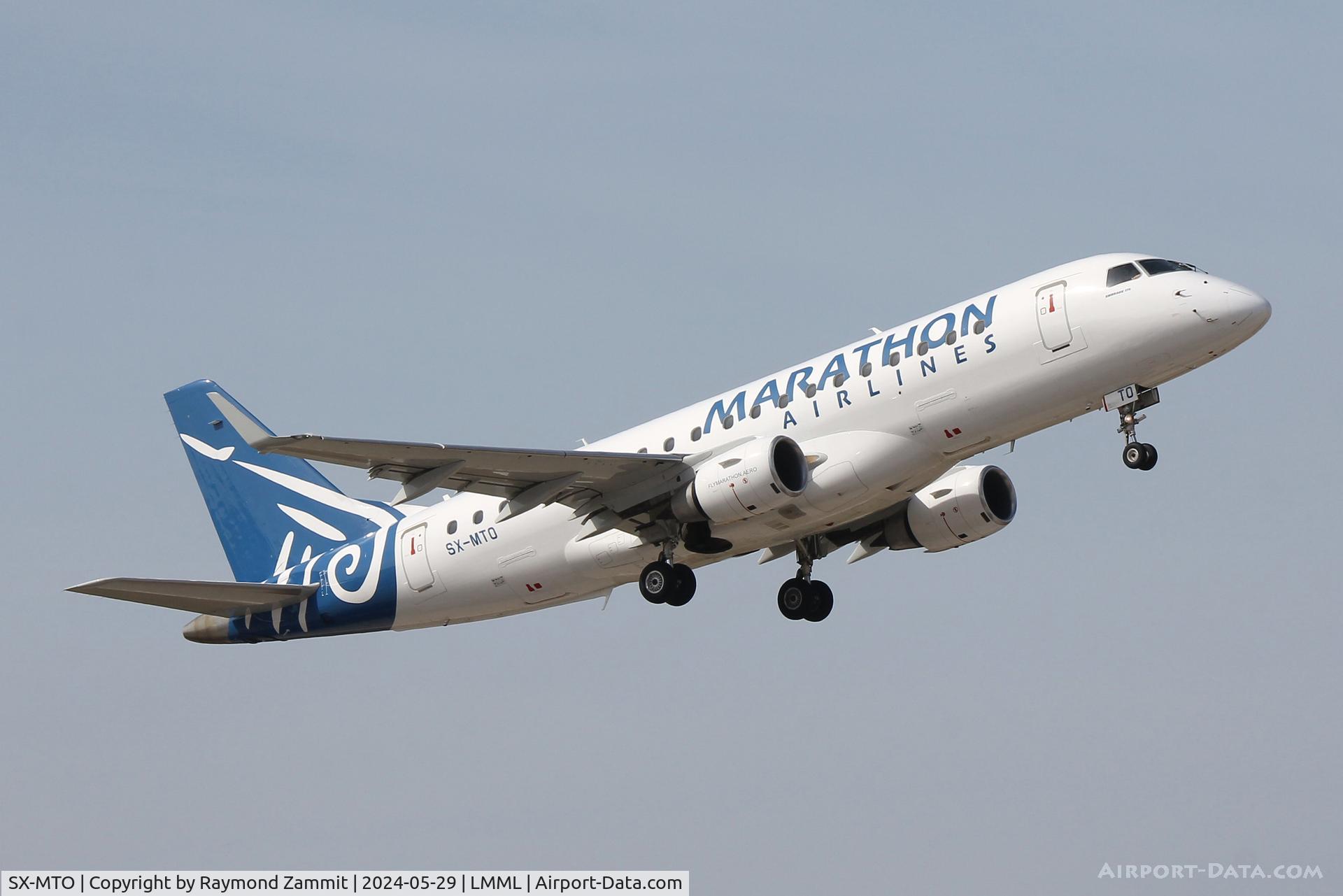 SX-MTO, 2012 Embraer 175LR (ERJ-170-200LR) C/N 17000347, Embraer 175LR SX-MTO Marathon Airlines