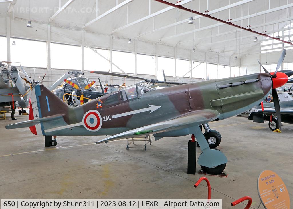 650, 1946 Dewoitine D.520DC C/N 650, Completly restored... and preserved now :)