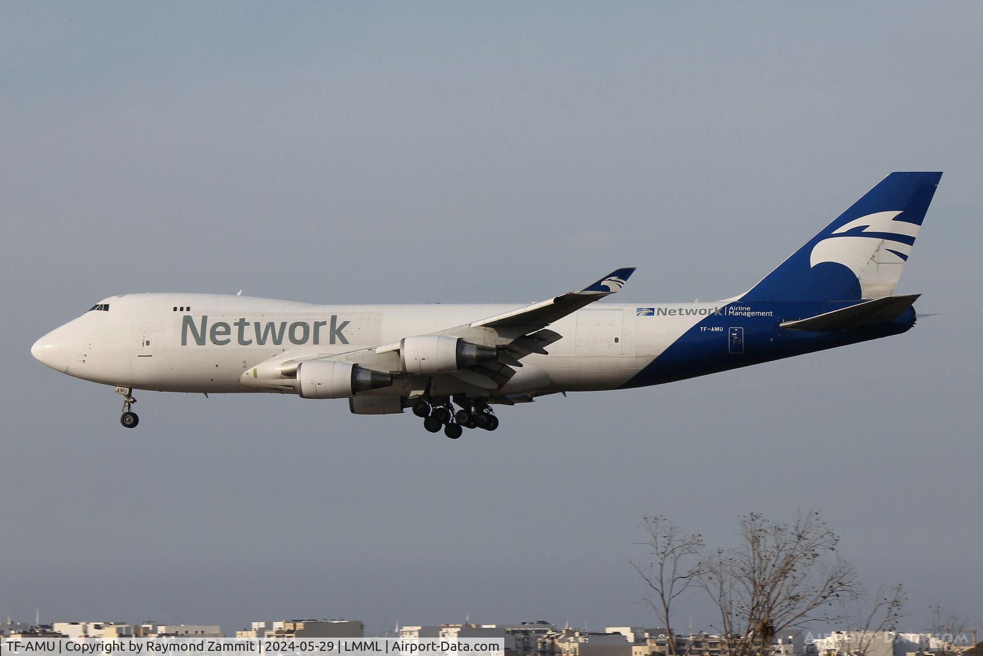 TF-AMU, 1999 Boeing 747-48EF/SCD C/N 27603, B747 TF-AMU Network Aviation