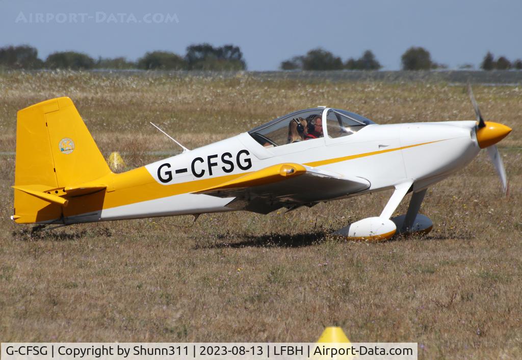 G-CFSG, 2008 Vans RV-9 C/N 91646, Ready for departure...