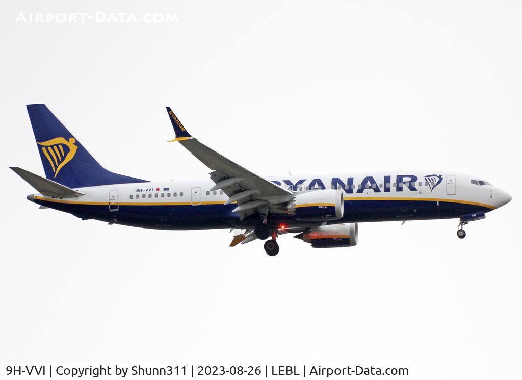9H-VVI, 2023 Boeing 737-8200 MAX C/N 67086, Landing rwy 06L