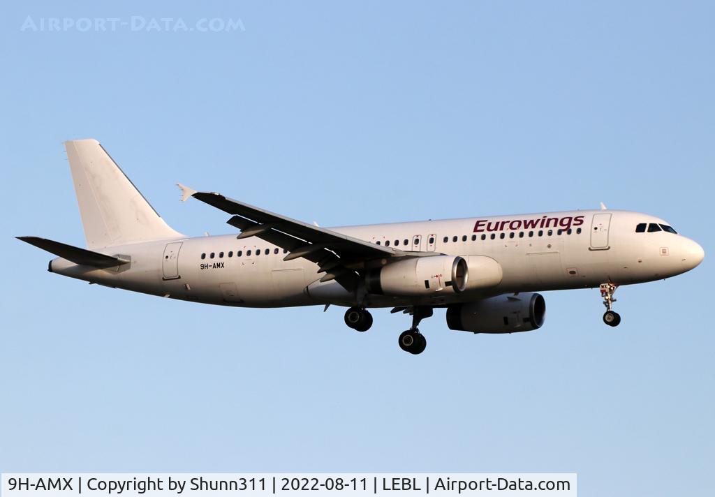 9H-AMX, 2010 Airbus A320-232 C/N 4421, Landing rwy 24R