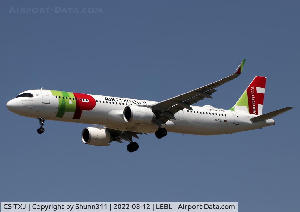 CS-TXJ, 2022 Airbus A321-251NXLR C/N 10461, Landing rwy 24R