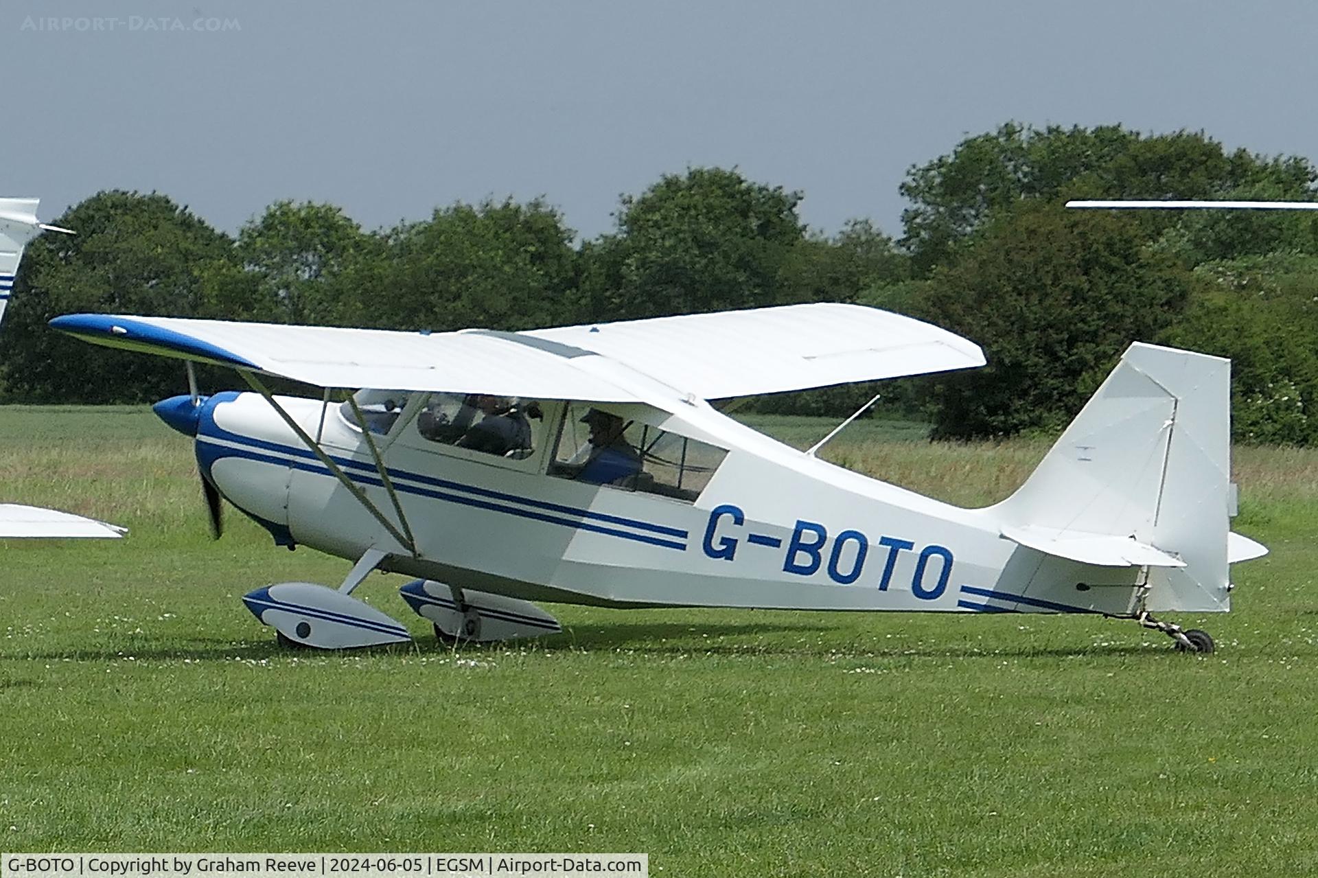 G-BOTO, 1973 Bellanca 7ECA Citabria Citabria C/N 939-73, Departing from Beccles.
