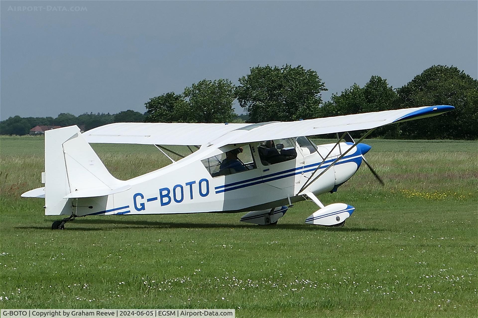 G-BOTO, 1973 Bellanca 7ECA Citabria Citabria C/N 939-73, Departing from Beccles.