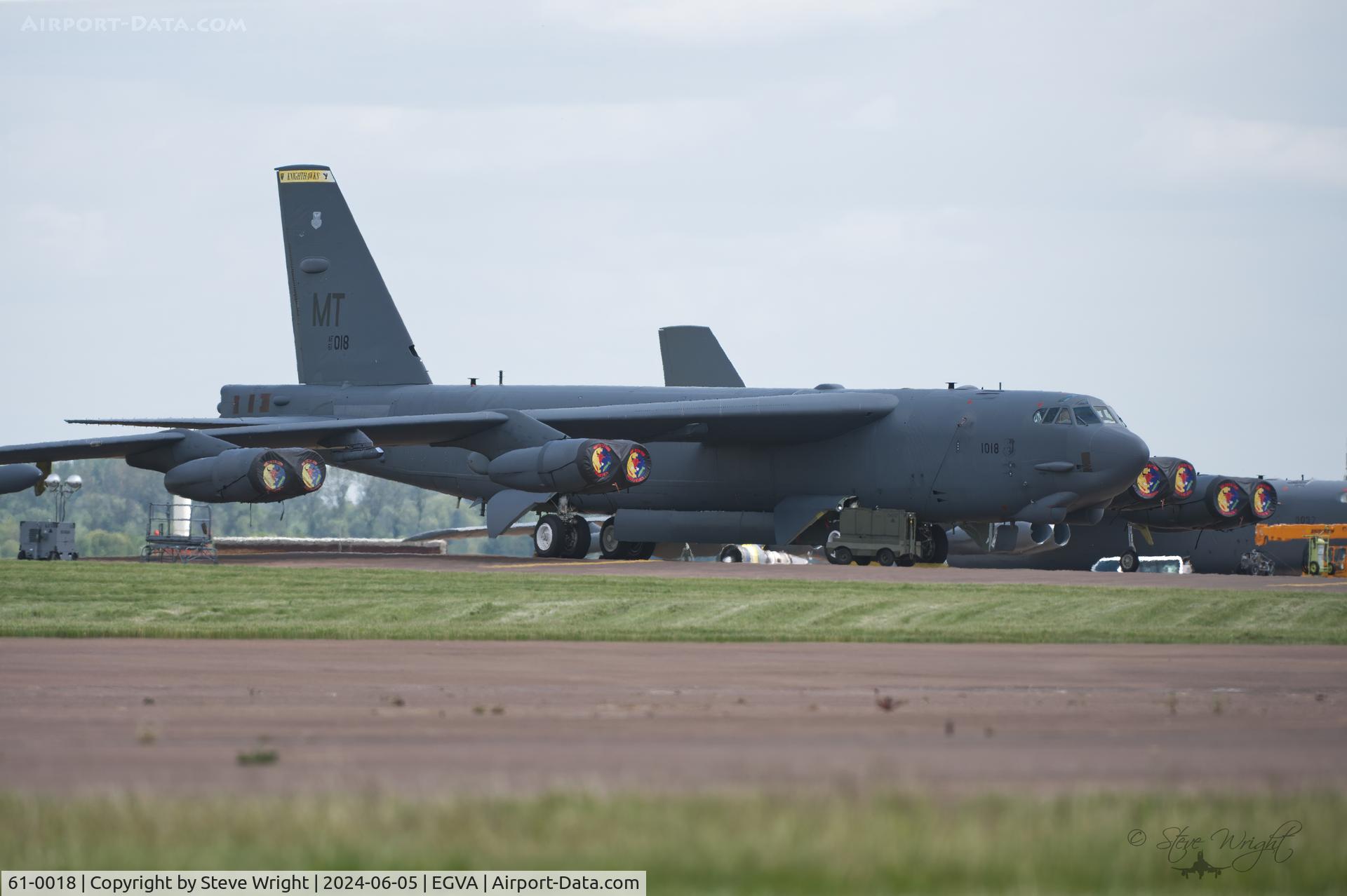 61-0018, 1962 Boeing B-52H-170-BW Stratofortress C/N 464445, RAF Fairford UK