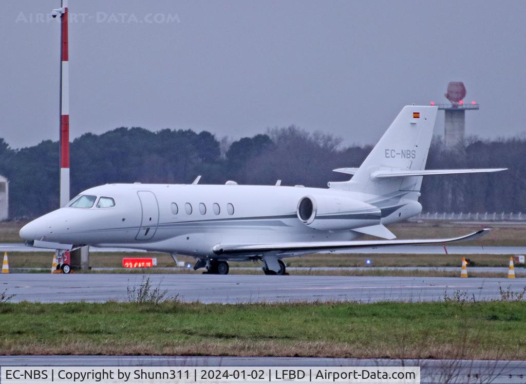 EC-NBS, 2018 Cessna 680A Citation Latitude C/N 680A-0172, Parked at the General Aviation area...