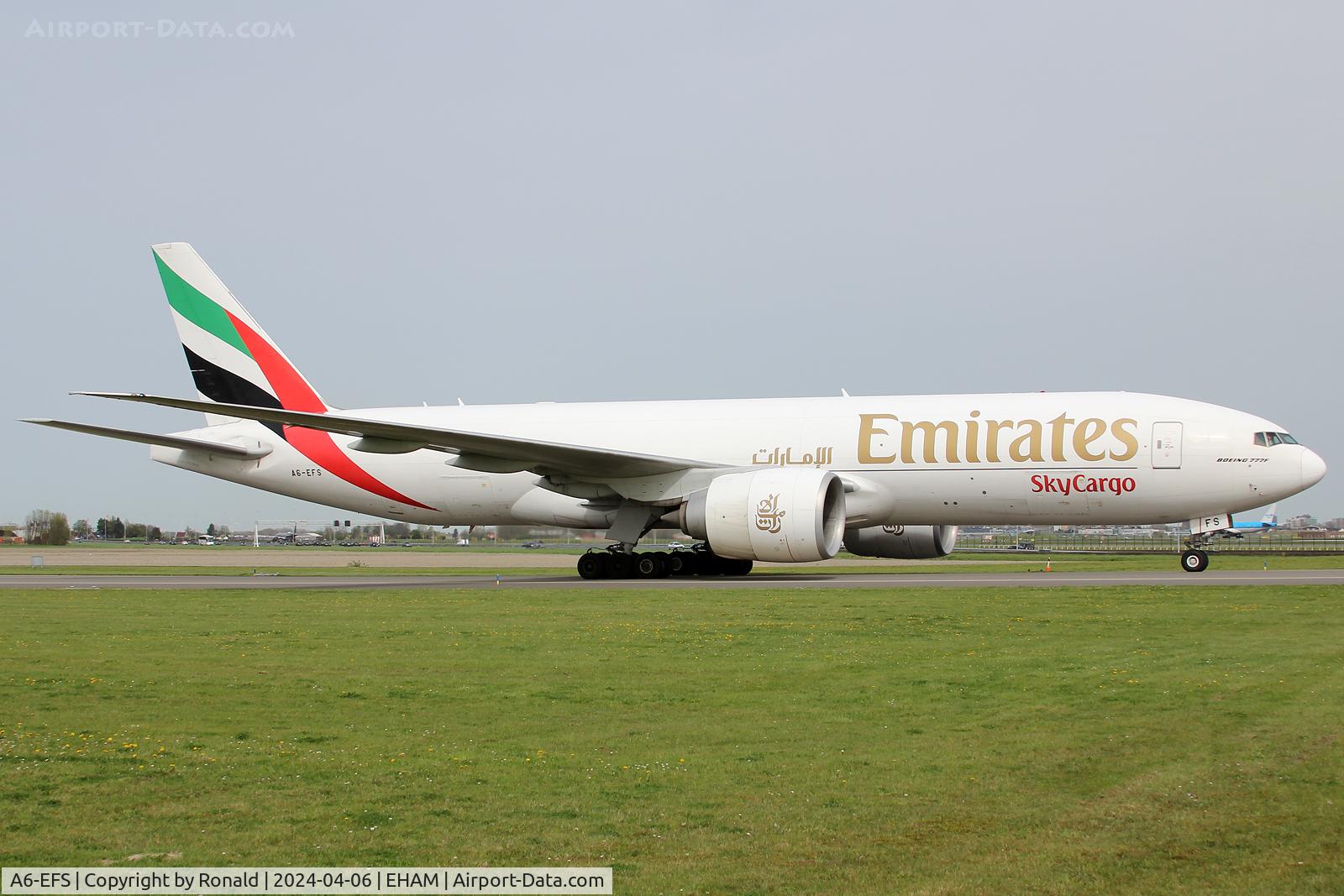 A6-EFS, 2015 Boeing 777-F1H C/N 42234, at spl
