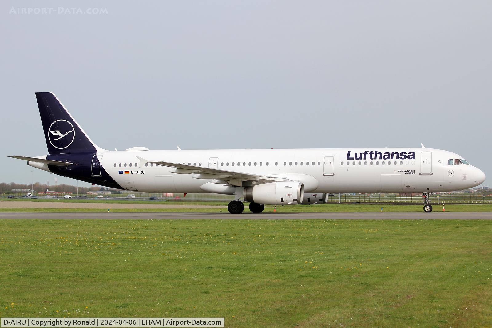 D-AIRU, 1997 Airbus A321-131 C/N 692, at eham