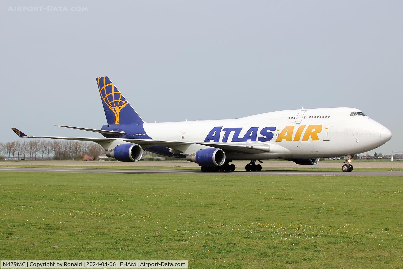 N429MC, 1990 Boeing 747-481 C/N 24833, at eham