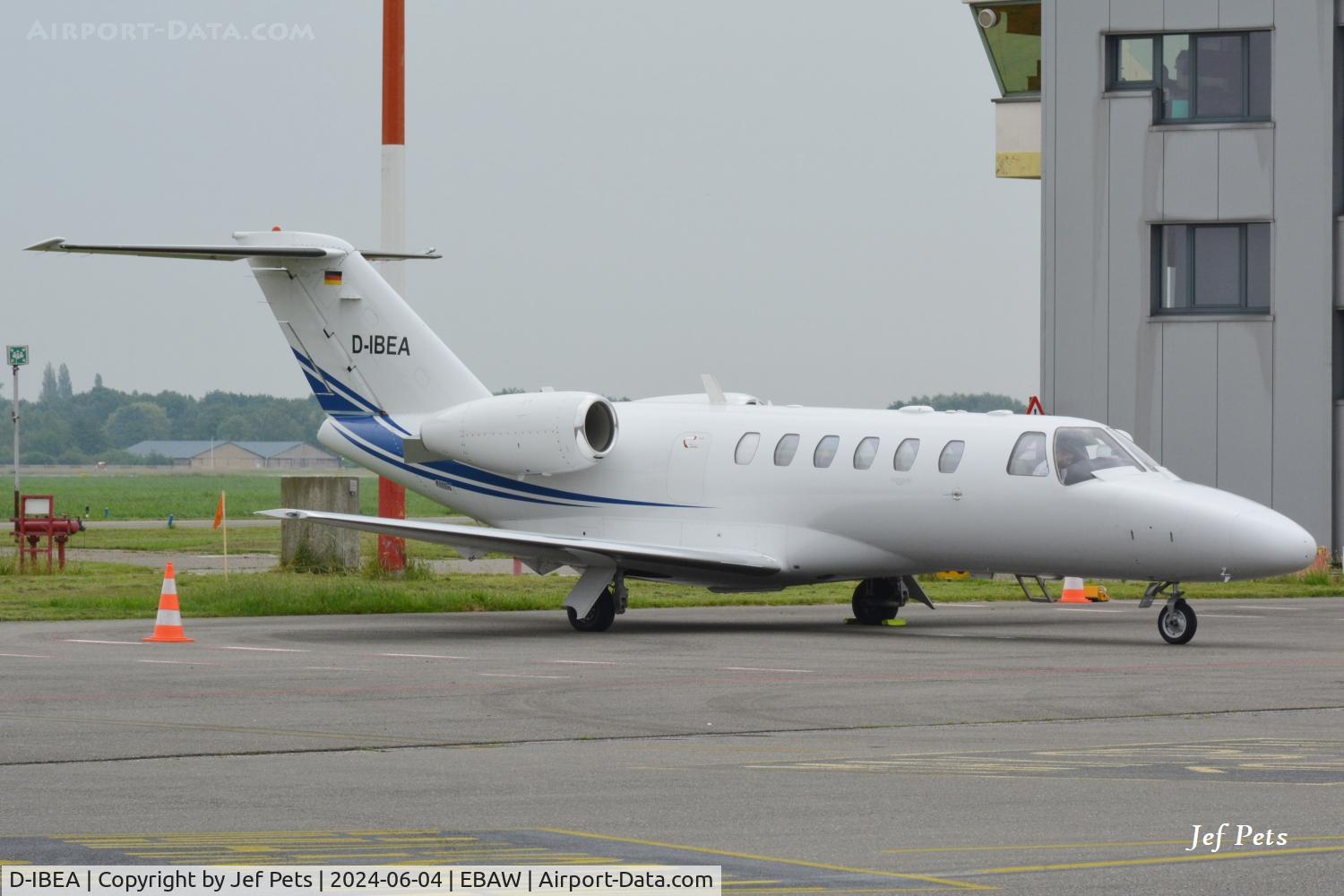 D-IBEA, Cessna 525A CitationJet CJ2+ C/N 525A-0383, D-IBEA at Antwerp Airport.