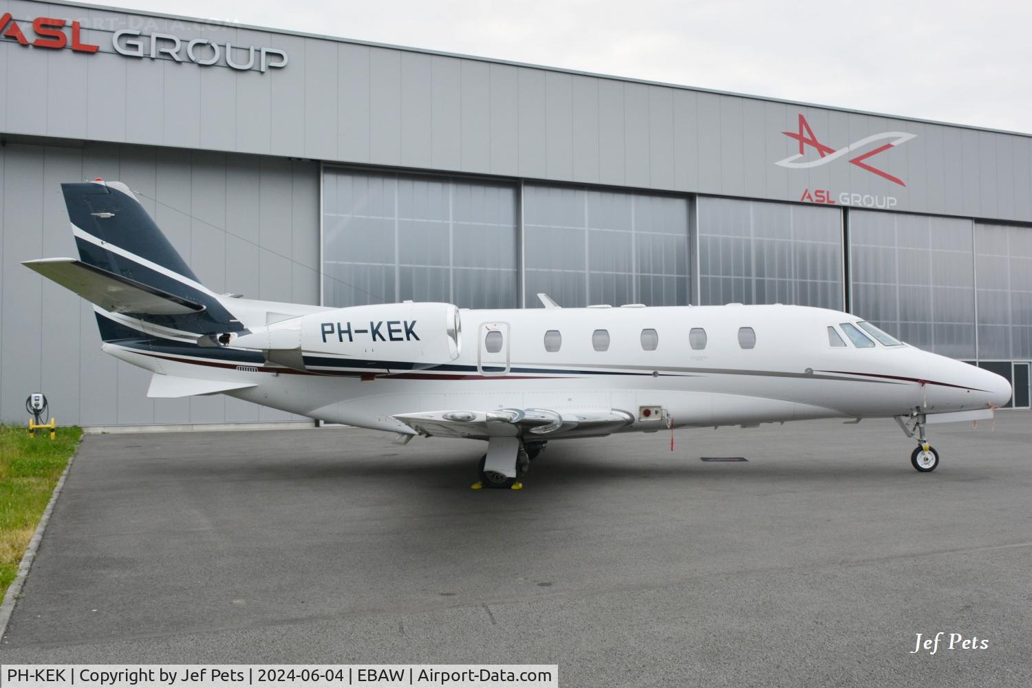PH-KEK, 2007 Cessna 560XL Citation XLS C/N 560-5760, PH-KEK at Antwerp Airport.