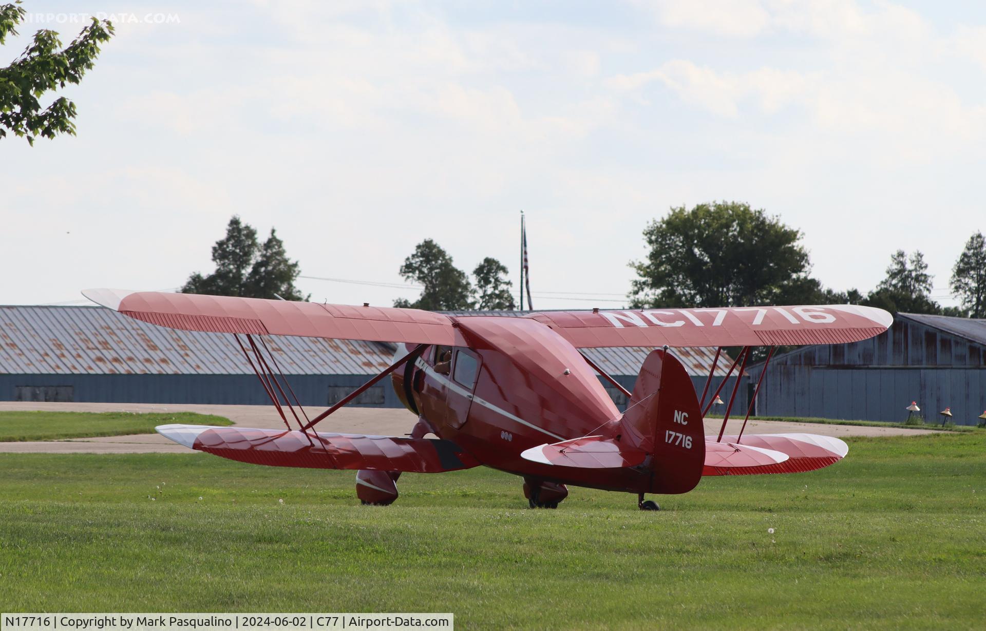 N17716, 1937 Waco YKS-7 C/N 4623, Waco YKS-7