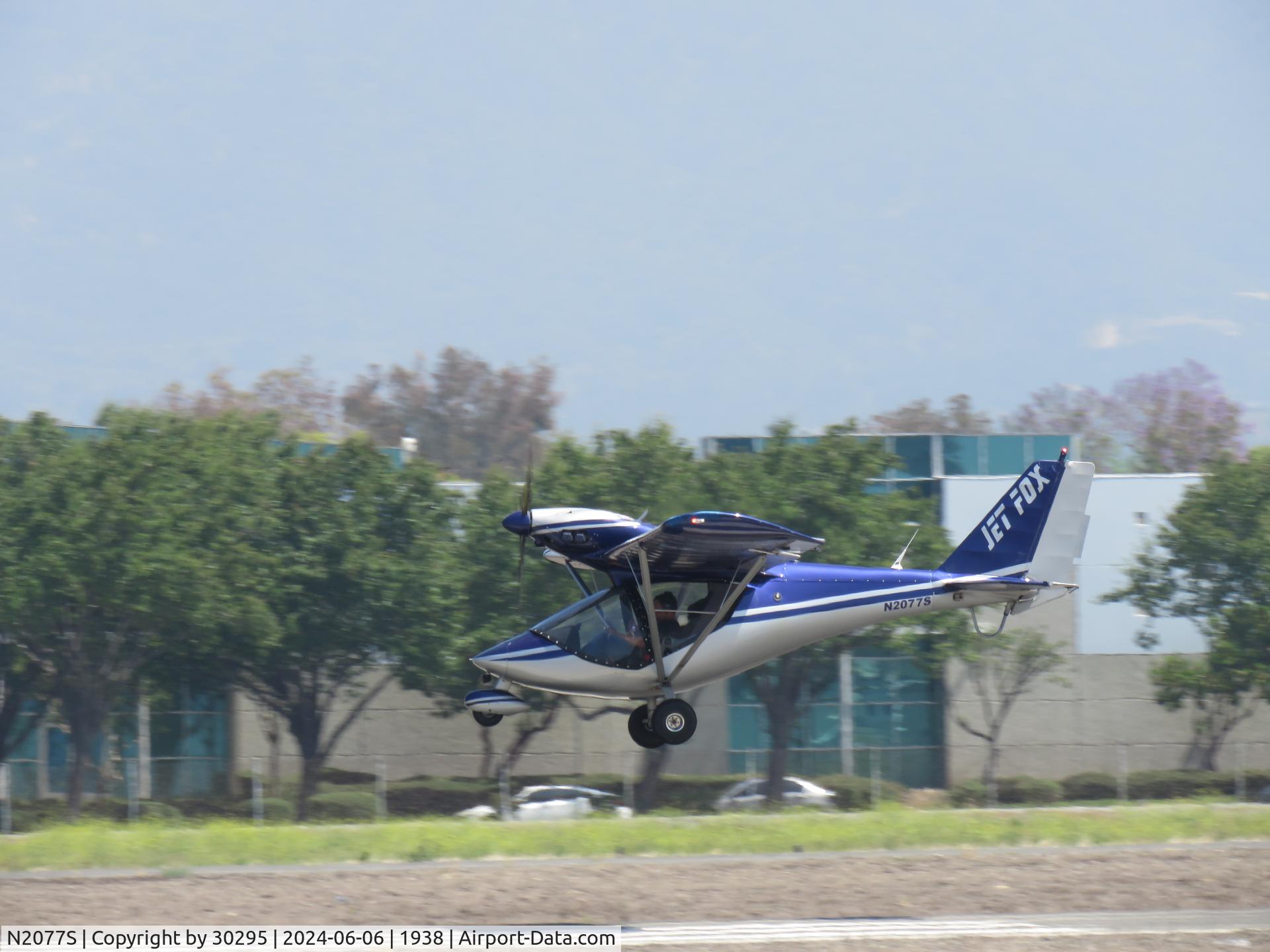 N2077S, 2002 Euro Ala Jet Fox JF.97 C/N 0037/002-US, Airbourne