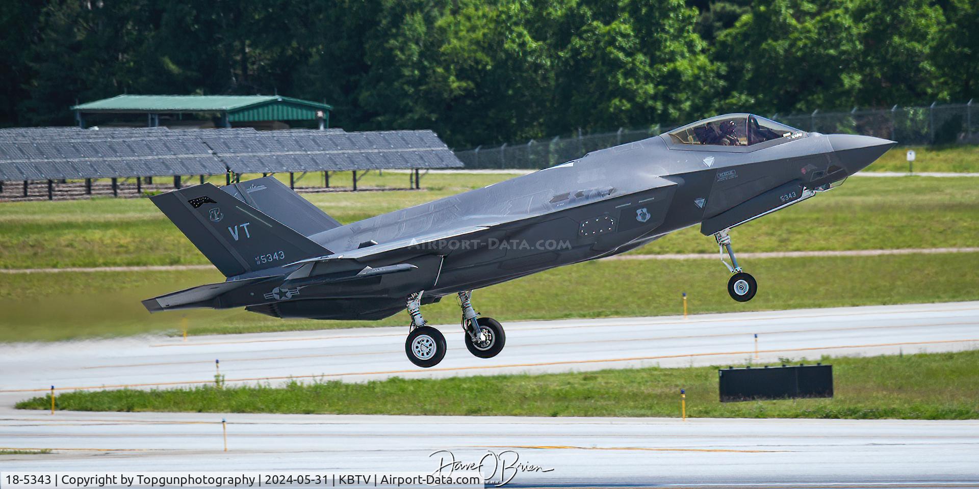 18-5343, 2017 Lockheed Martin F-35A Lightning II C/N AF-234, DEMO21 off the deck