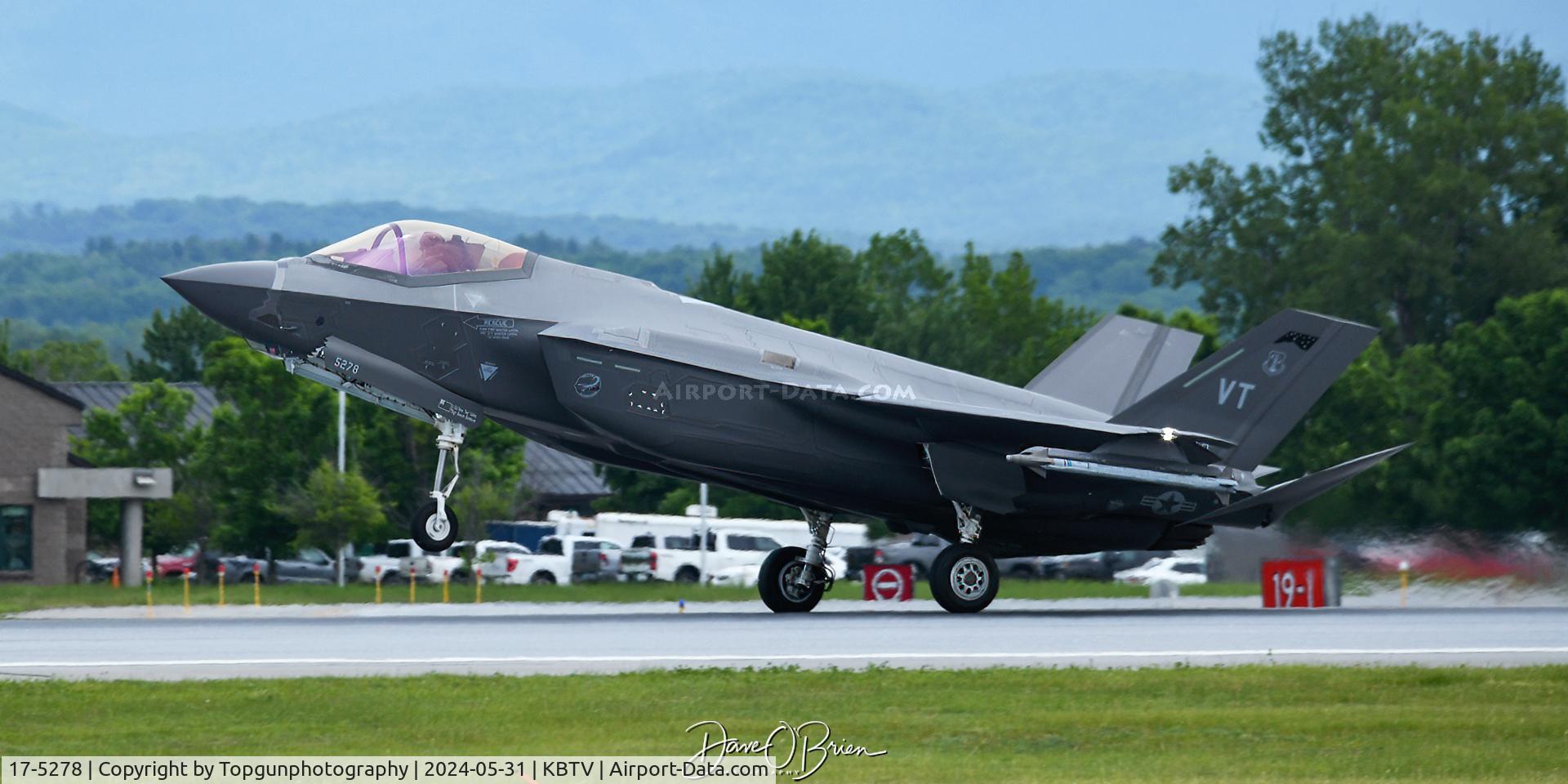 17-5278, 2016 Lockheed Martin F-35A Lightning II C/N AF-220, DEMO22 returning from afternoon sortie