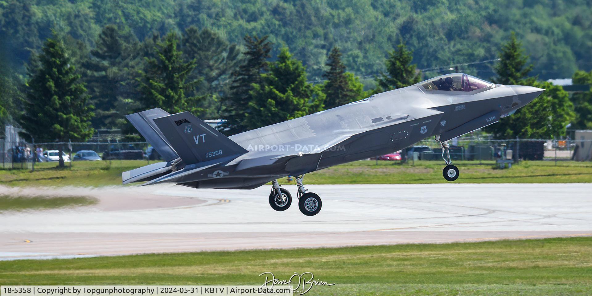 18-5358, 2019 Lockheed Martin F-35A Lightning II C/N AF-249, MAPLE34 off