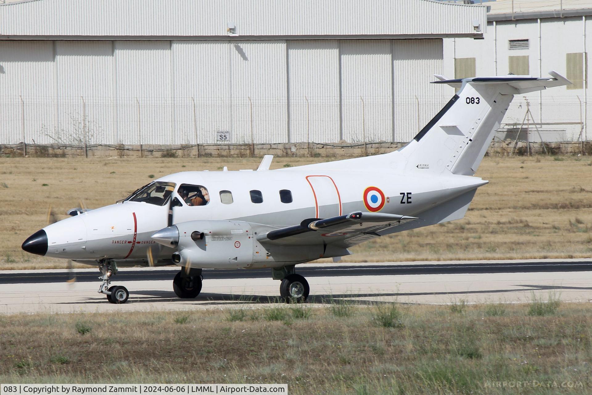 083, 1983 Embraer EMB-121AA Xingu C/N 121083, Embraer EMB-121AA Xingu 083/ZE French Air Force