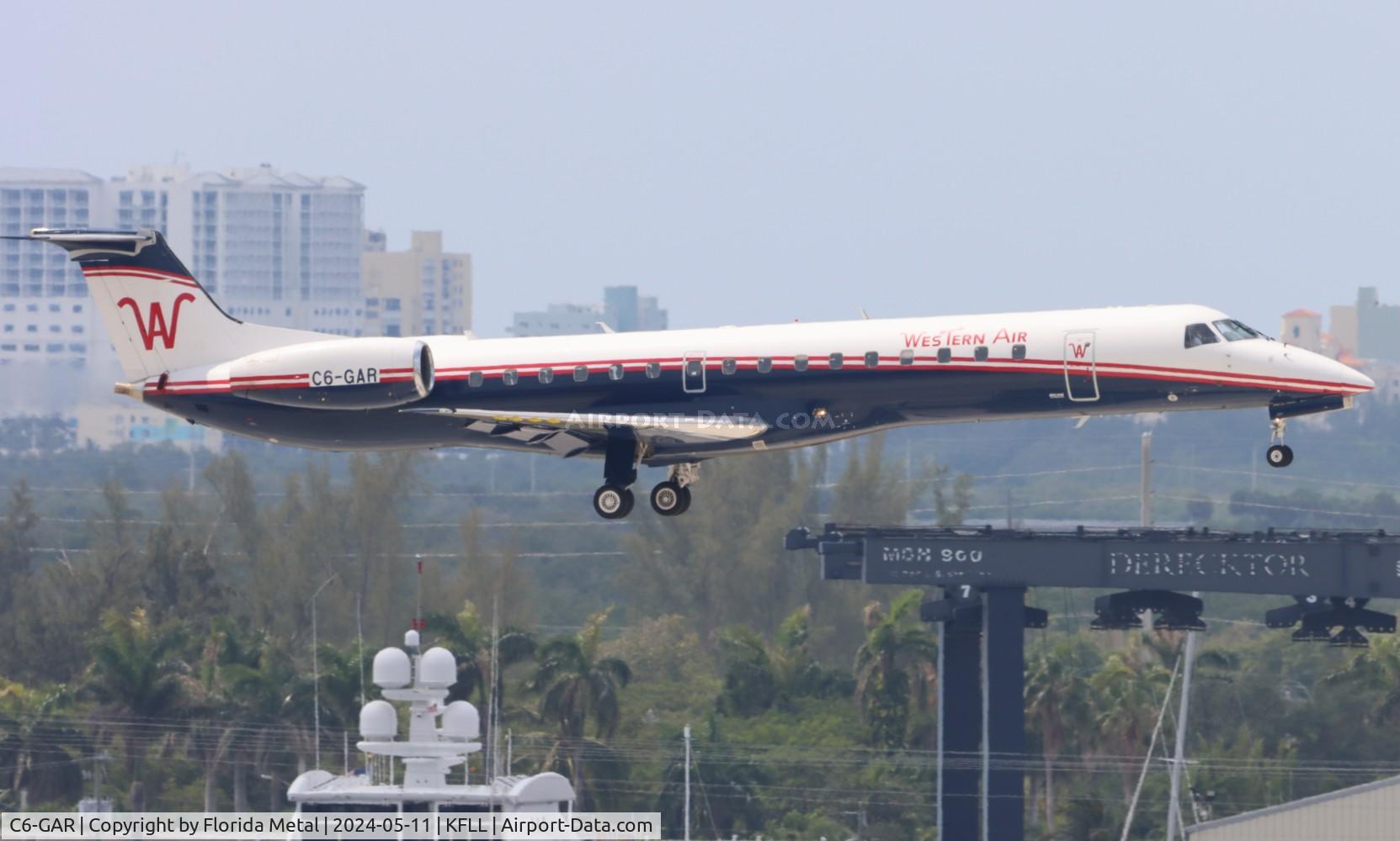 C6-GAR, 2002 Embraer ERJ-145LR (EMB-145LR) C/N 145557, Western E145 zx NAS /MYNN-FLL