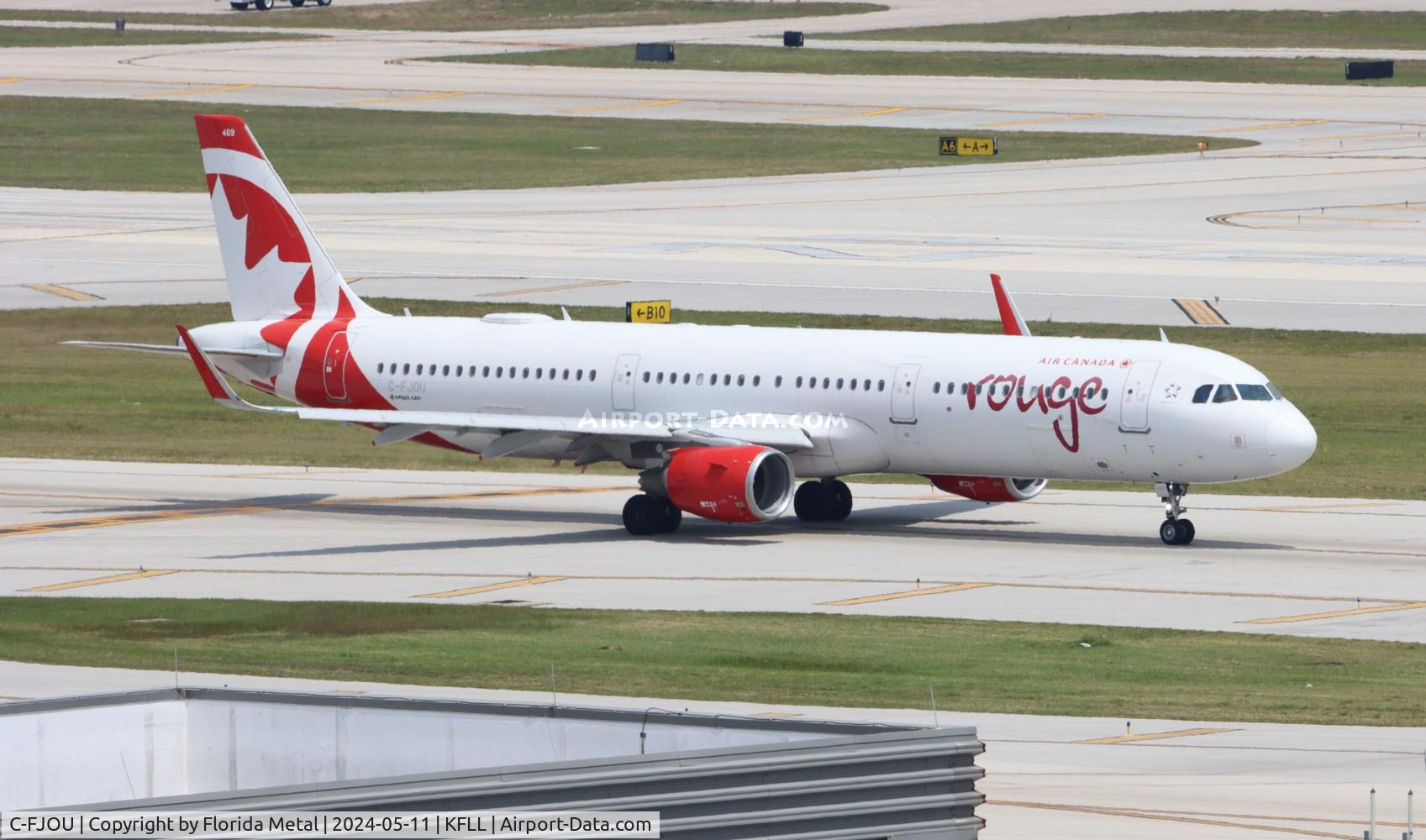C-FJOU, 2015 Airbus A321-211 C/N 6873, Rouge A321 zx FLL-CYUL