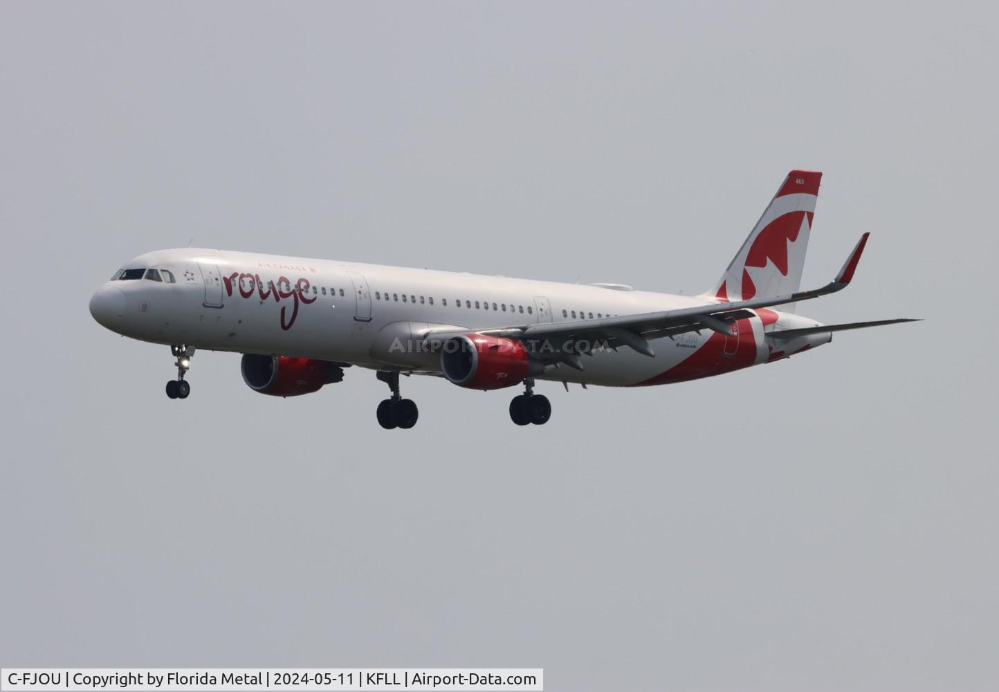 C-FJOU, 2015 Airbus A321-211 C/N 6873, Rouge A321 zx YUL-FLL
