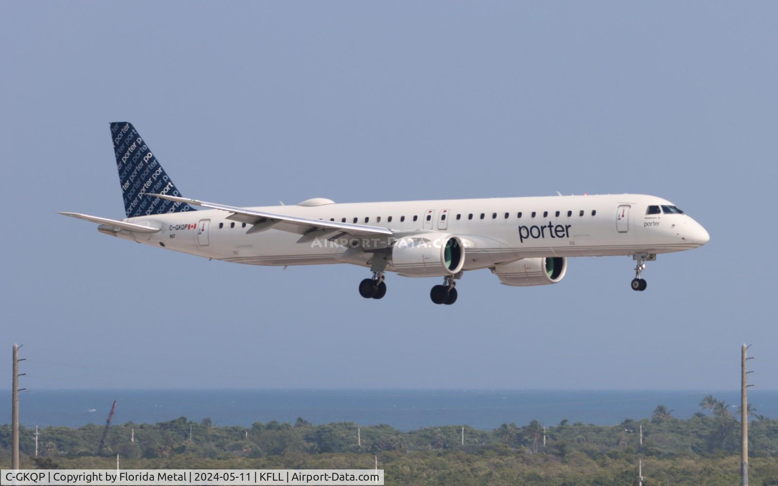 C-GKQP, 2023 Embraer 190-400STD (E195-E2) C/N 19020078, POE E195 E2 zx CYYZ-FLL