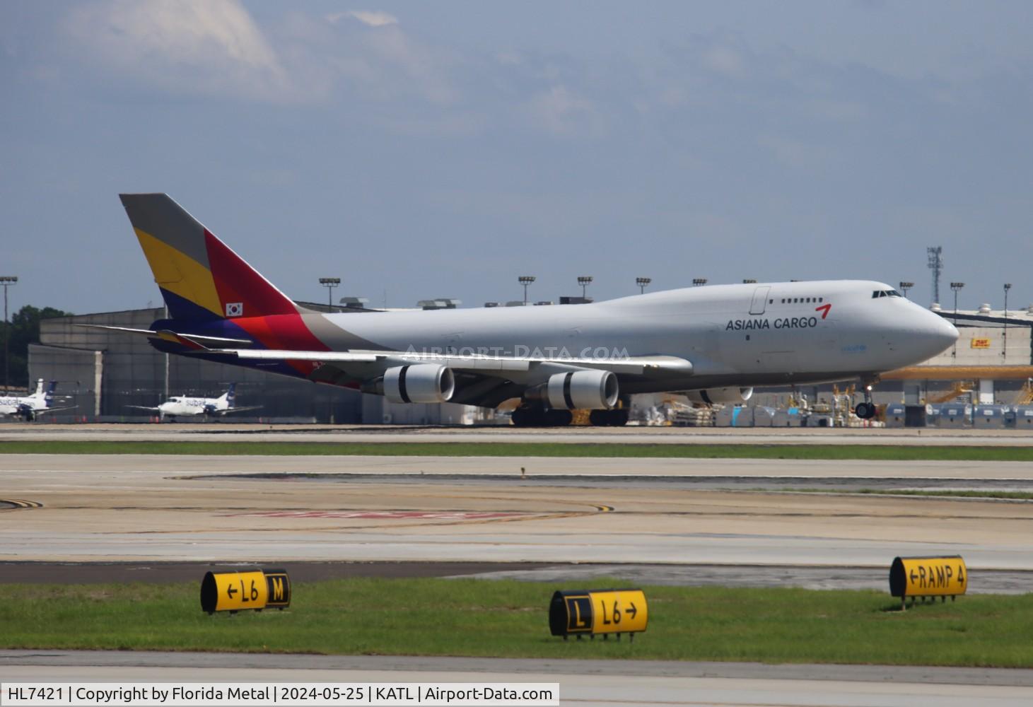 HL7421, 1996 Boeing 747-48EM C/N 25784, AAR Cargo 747-400BDSF zx ORD-ATL
