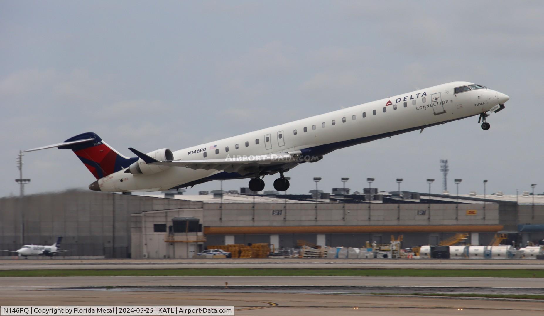 N146PQ, 2007 Bombardier CRJ-900ER (CL-600-2D24) C/N 15146, EDV/DAL CRJ9 zx ATL-ELH