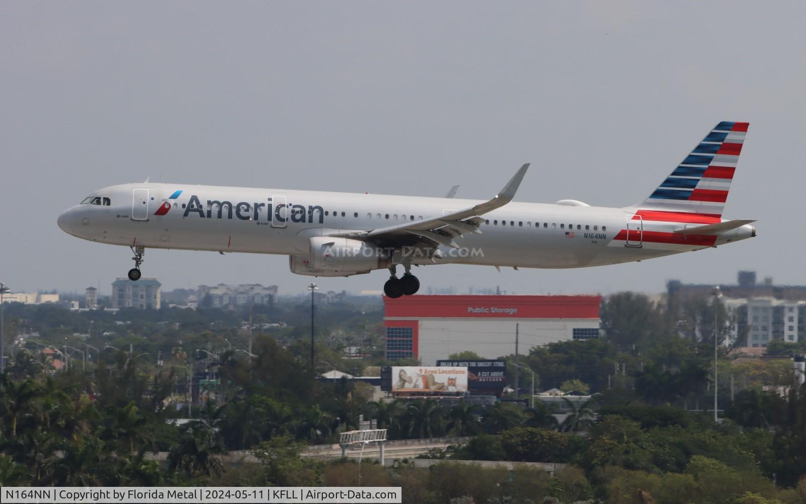 N164NN, 2016 Airbus A321-231 C/N 6909, AAL A321 zx DFW-FLL