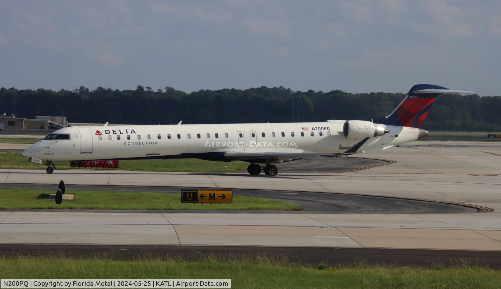 N200PQ, 2008 Bombardier CRJ-900ER (CL-600-2D24) C/N 15200, EDV/DAL CRJ9 zx MHH /MYAM-ATL