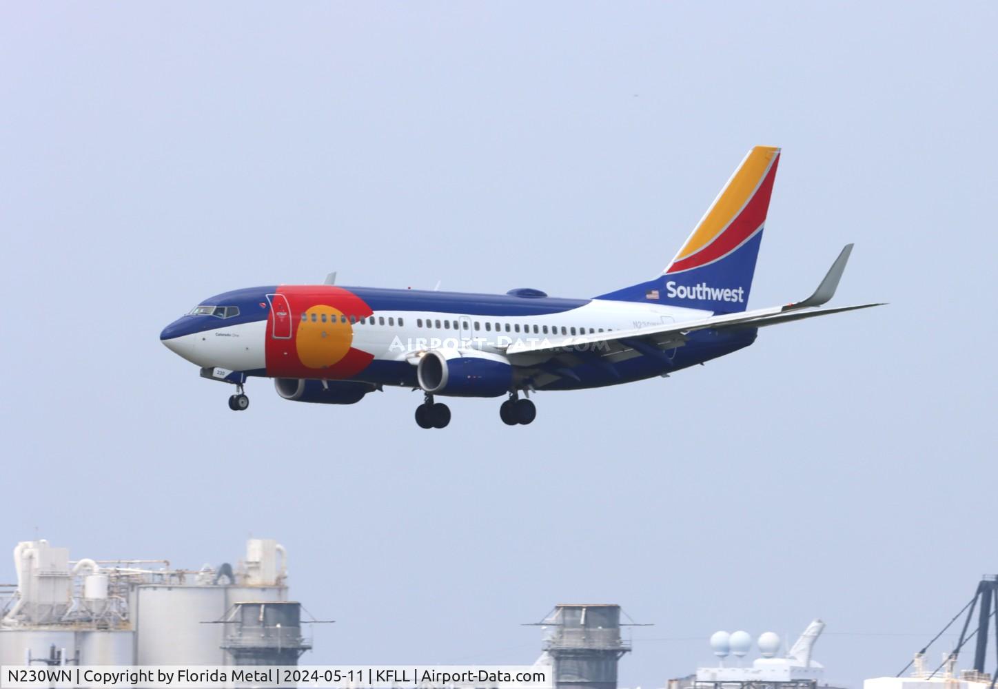 N230WN, 2006 Boeing 737-7H4 C/N 34592, SWA 737 Colorado zx ATL-FLL
