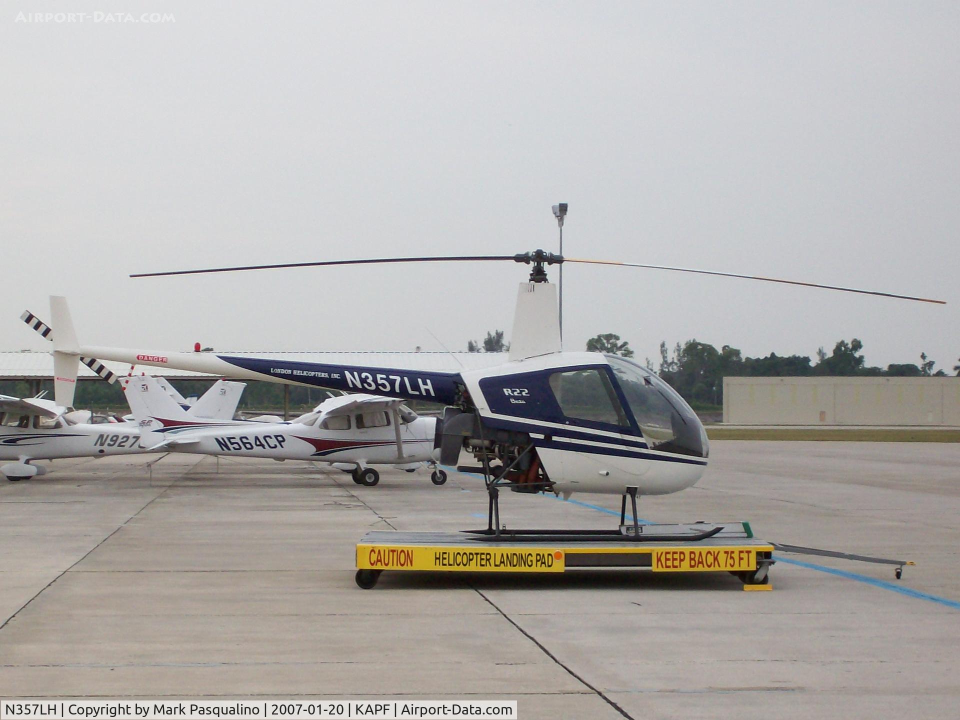 N357LH, 1992 Robinson R22 BETA C/N 2254, Robinson R22 Beta