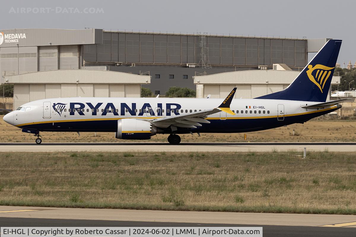 EI-HGL, 2022 Boeing 737-8-200 MAX C/N 65081, Runway 13