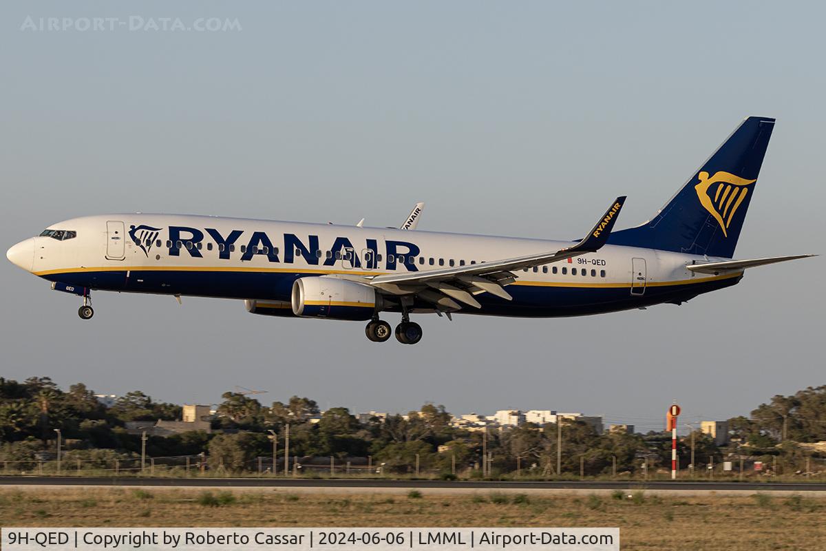 9H-QED, 2018 Boeing 737-800 C/N 44820, Runway 31