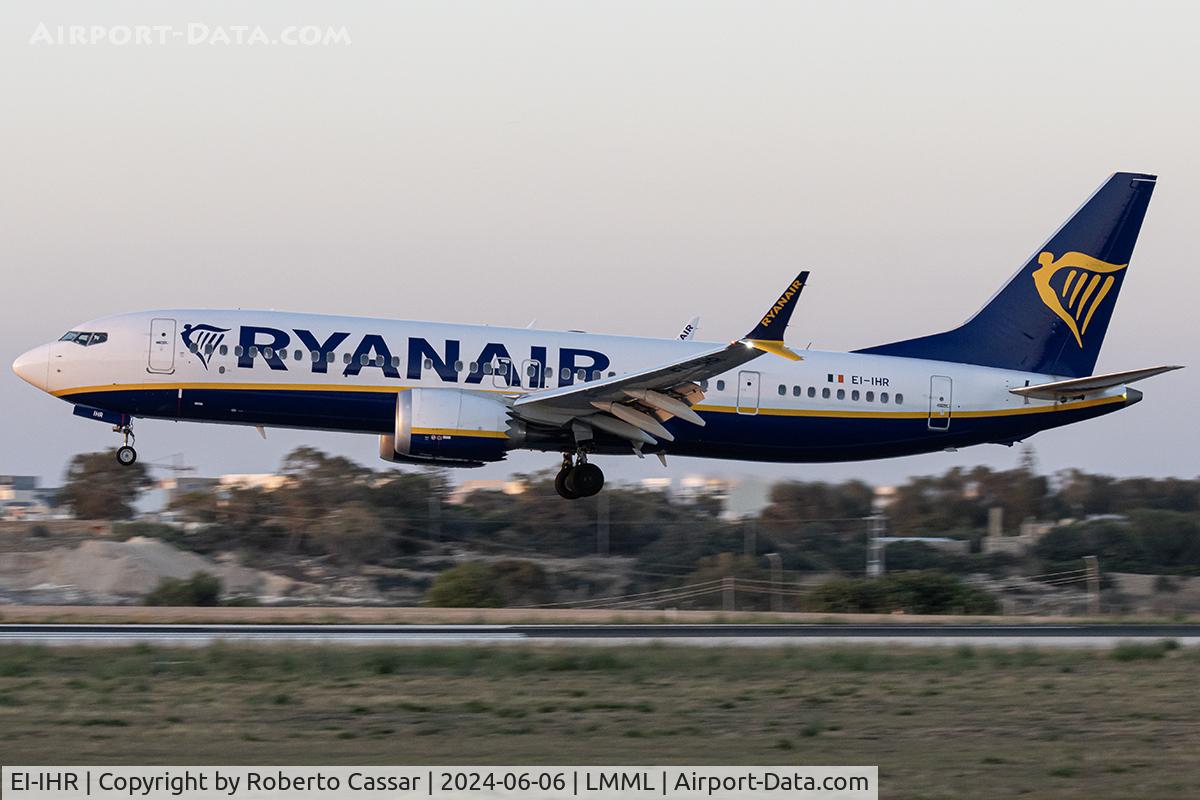 EI-IHR, 2023 Boeing 737-8-200 MAX C/N 62360, Runway 31