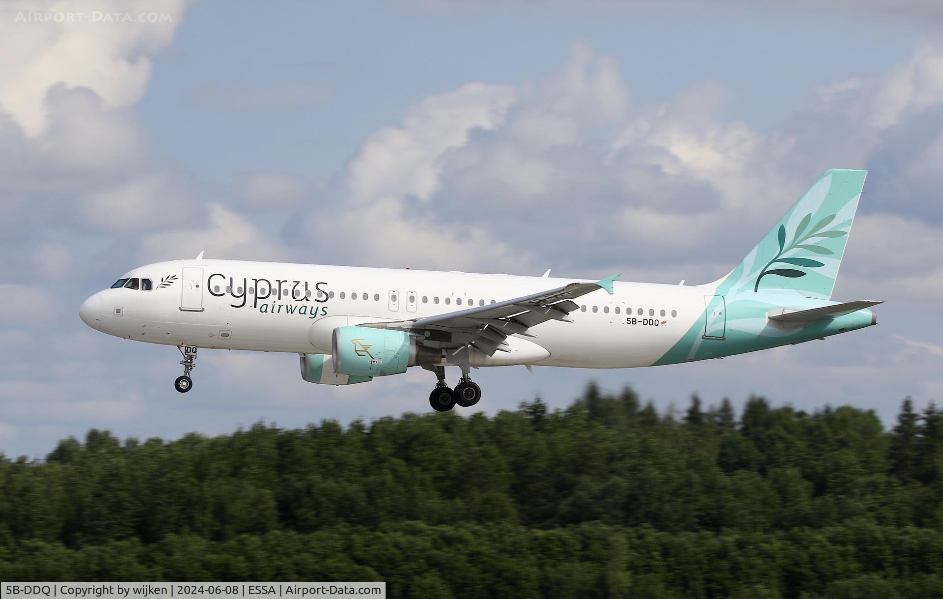 5B-DDQ, 2009 Airbus A320-214 C/N 4055, Rwy 26