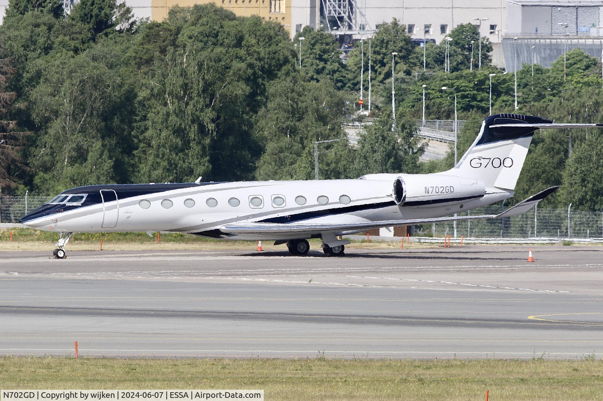N702GD, 2021 Gulfstream GVIII-G700 C/N 87002, Ramp M