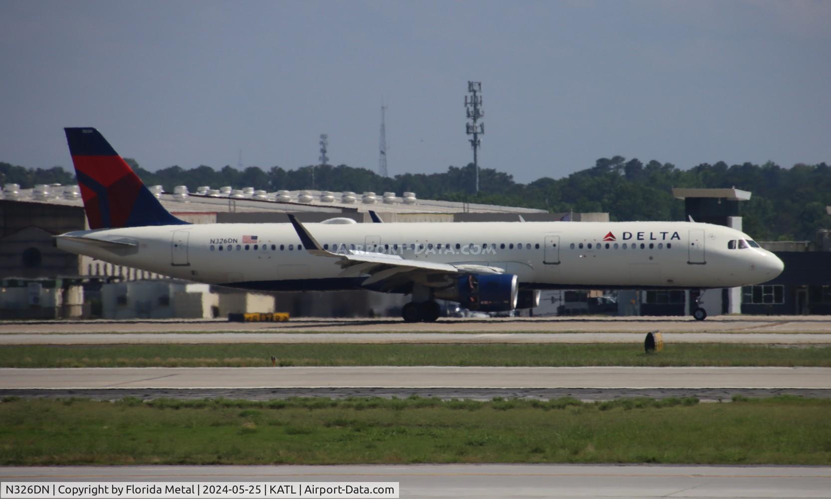 N326DN, 2017 Airbus A321-211 C/N 7645, DAL A321 zx BOS-ATL