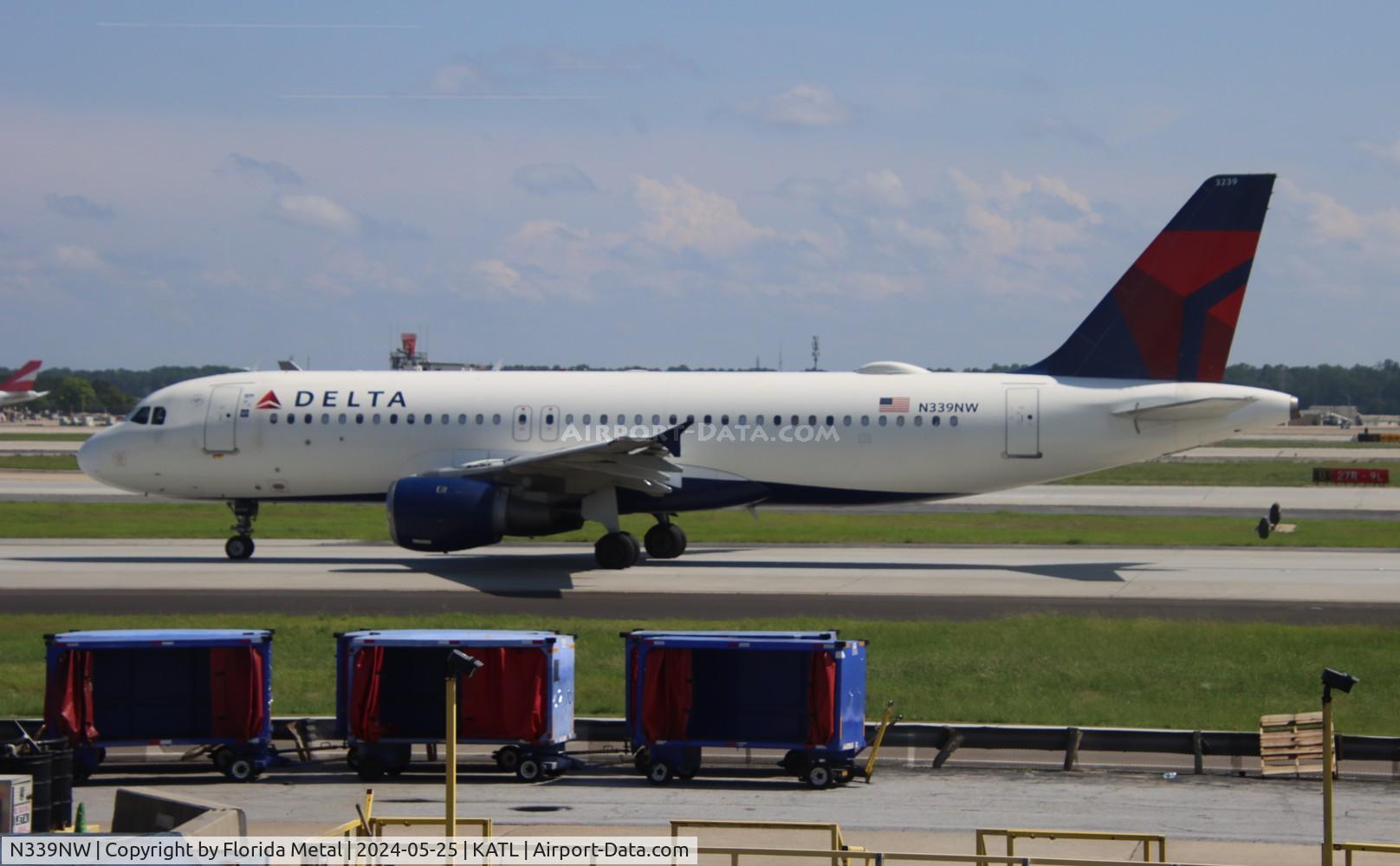 N339NW, 1992 Airbus A320-212 C/N 367, DAL A320 zx ATL-AUS