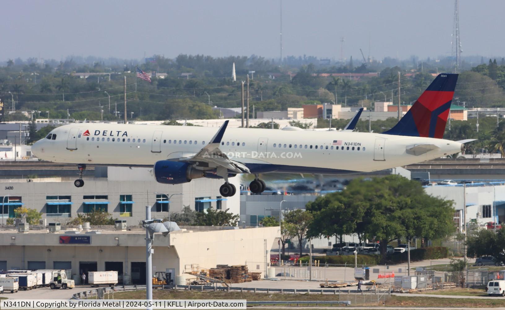 N341DN, 2018 Airbus A321-211 C/N 8134, DAL A321 zx LGA-FLL