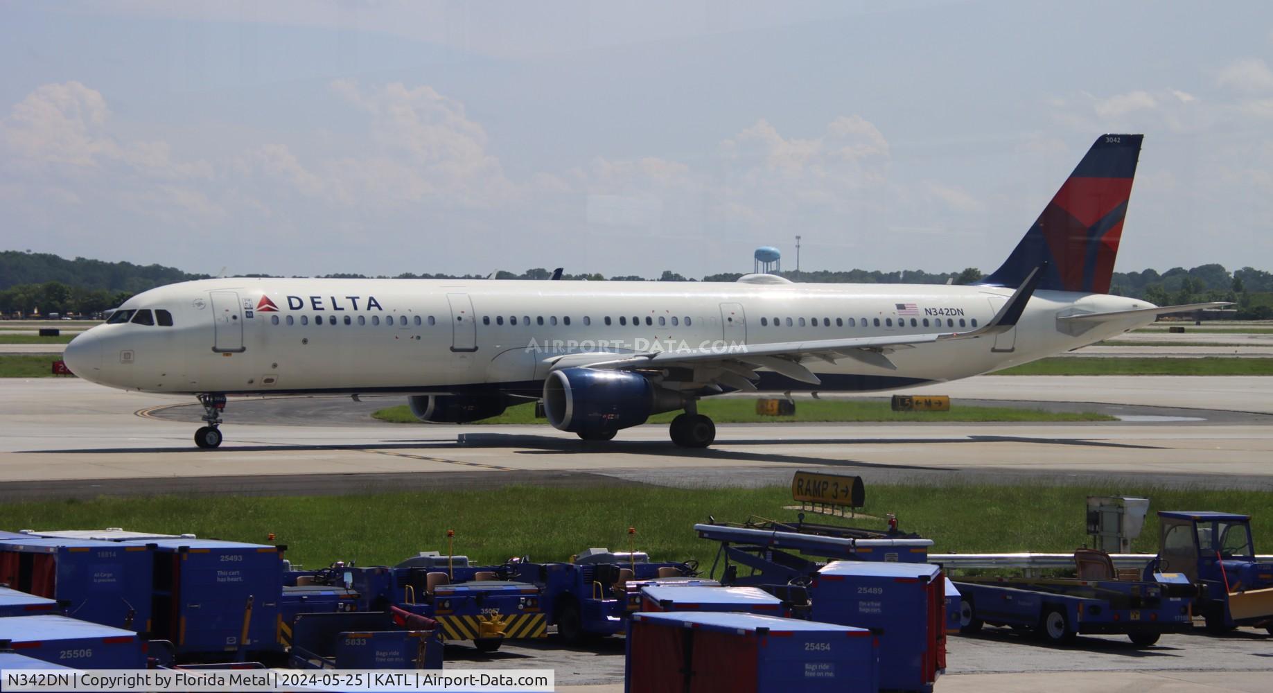 N342DN, 2018 Airbus A321-211 C/N 8159, DAL A321 zx ATL-LGA
