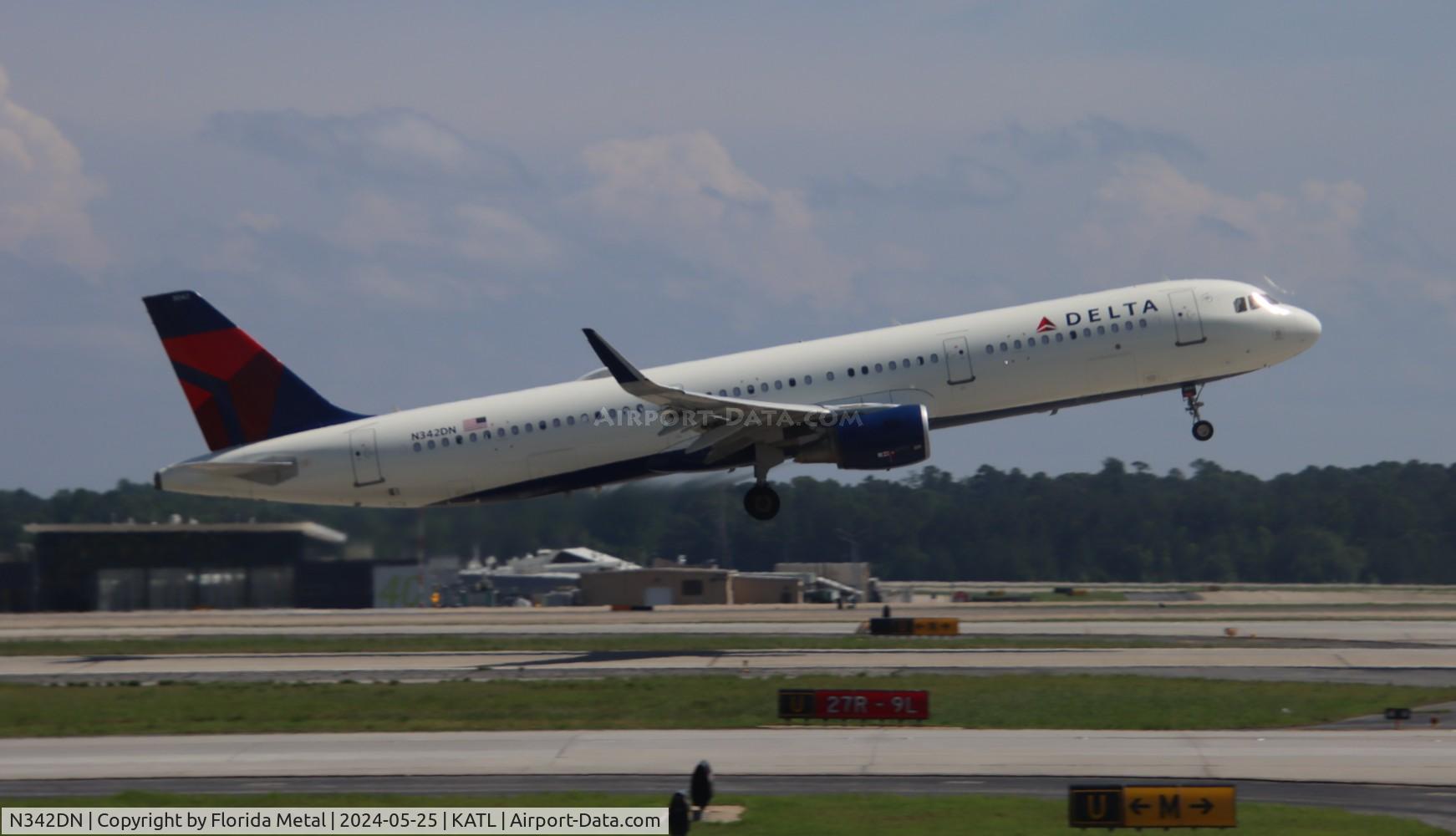 N342DN, 2018 Airbus A321-211 C/N 8159, DAL A321 zx ATL-LGA