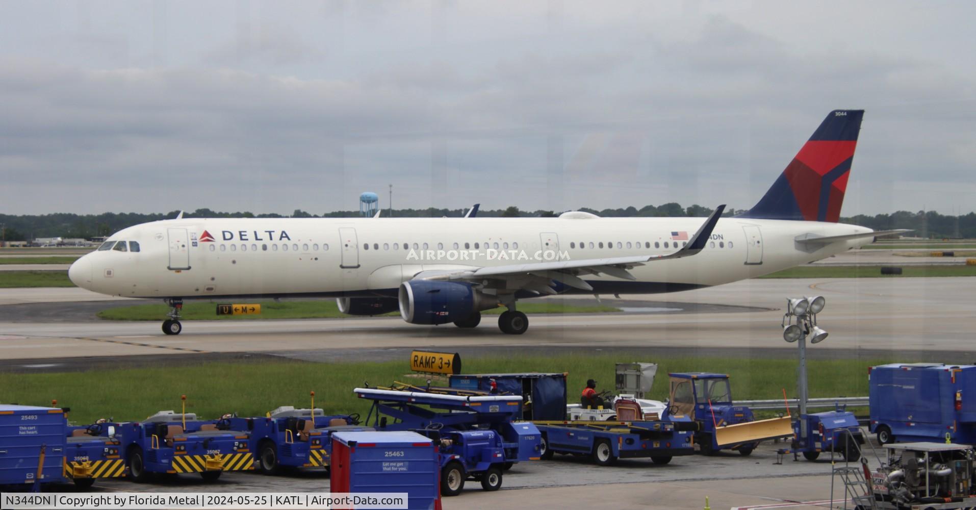 N344DN, 2018 Airbus A321-211 C/N 8171, DAL A321 zx ATL-PBI