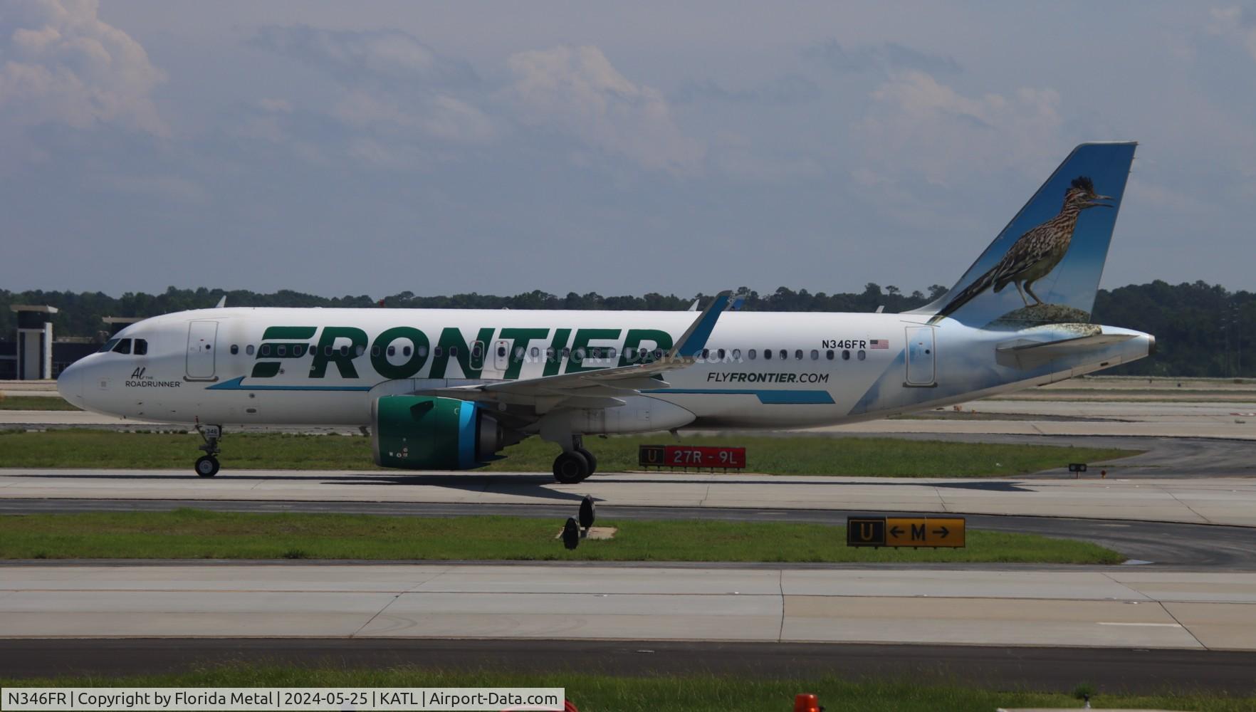 N346FR, 2019 Airbus A320-251N C/N 8642, FFT A32N Al zx PUJ/ MDPC-ATL