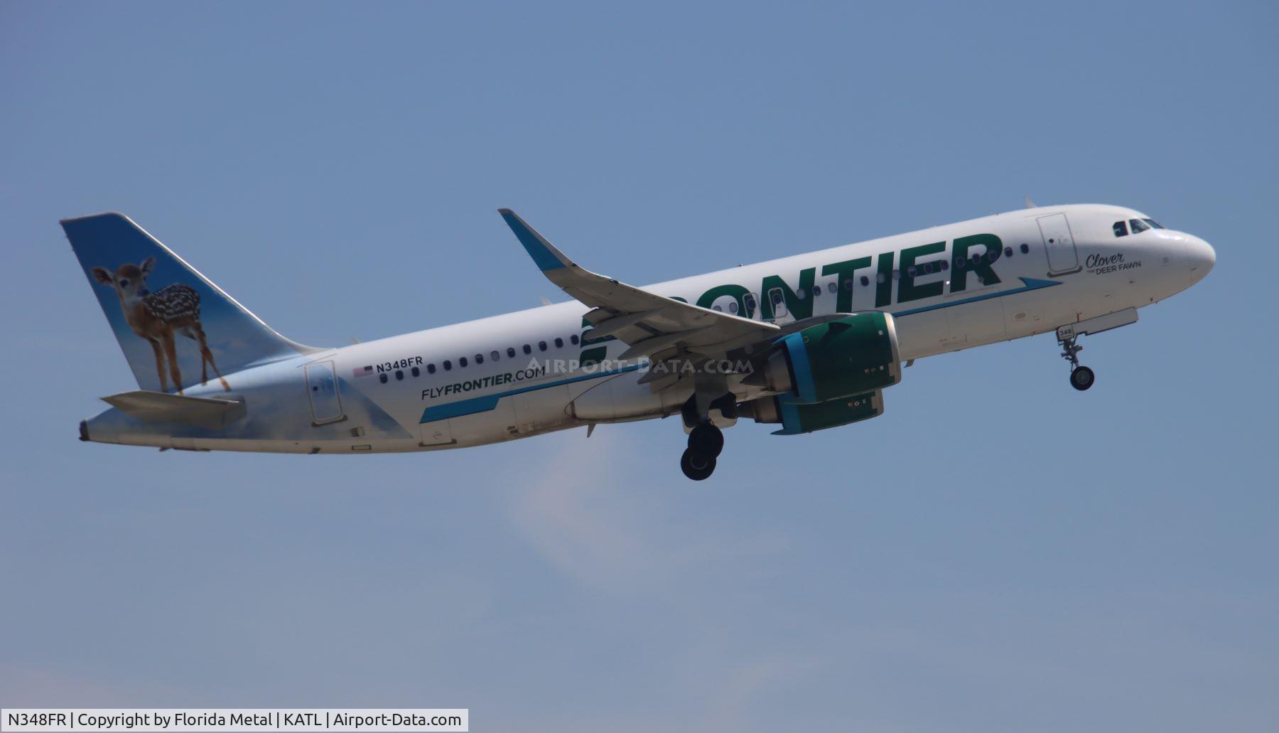 N348FR, 2019 Airbus A320-251N C/N 8954, FFT A32N Clover zx ATL-MBJ/ MKJS