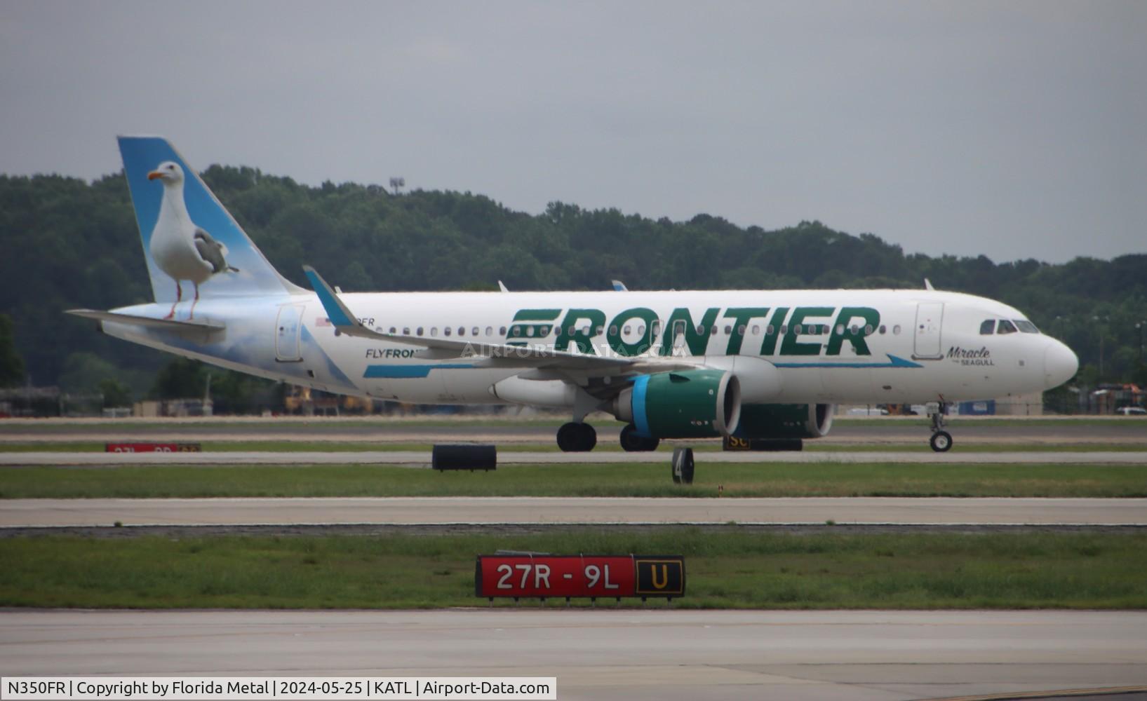 N350FR, 2019 Airbus A320-251N C/N 8857, FFT A32N Miracle zx DFW-ATL